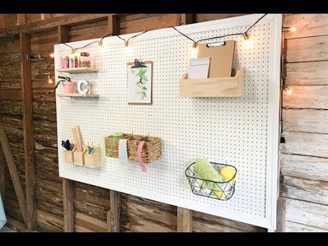 How to Paint and Frame Pegboard How to Paint and Frame Pegboard