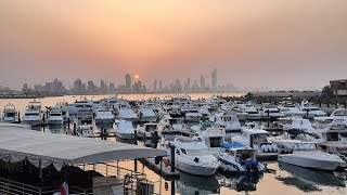 Beautiful Seaview of Kuwait | Seaview  | Kuwait Beaches ⛱️