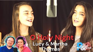 Lucy & Martha Thomas Sister's Duet | "O Holy Night" | Couples Reaction!