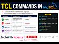 TCL Commands in MySQL Made Easy 🔥 | COMMIT, ROLLBACK, SAVEPOINT with Examples