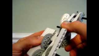 A Gear Train with a Gear Ratio of 84,375 to 1!