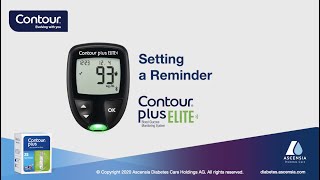 Setting a Reminder | CONTOUR PLUS ELITE | mg/dl | APAC (en_EN)