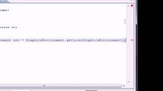 Java Game Development 3 Creating a Screen for Games