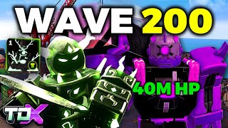 DUO ENDLESS MODE WAVE 200 w/ OP RELIC! ⚔️ (Roblox TDX)