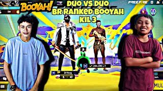 duo vs duo sama keponakan booyah kil 3 gameplay ff