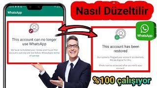 Bu hesap artık whatsapp kullanamaz 2025 | WhatsApp'ın engellemesini nasıl kaldırırım?