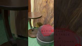 Custom Made 24185 Side Table , Tuba Ottoman #dedipofurnituredepot #dedipo #furnituredesign #interior