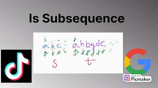 Bloomberg Coding Interview Question - Is Subsequence - LeetCode - O(n) Solution