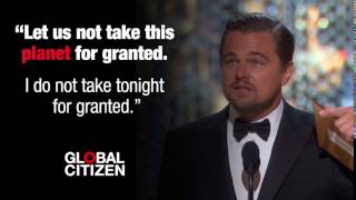 Leonardo DiCaprio's Oscars acceptance speech