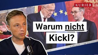 Regierungsbildung: Warum VdB Nehammer und nicht Kickl beauftragt