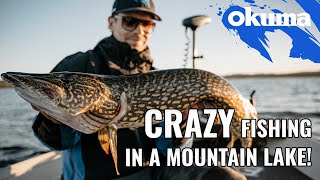 CRAZY Fishing in a Mountain Lake - Angry pikes in Clearwater!