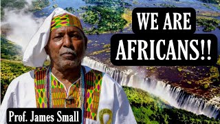 I'M A PROUD AFRICAN!! WATCH this REVOLUTIONARY SPEECH by PROF. JAMES SMALL