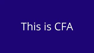 This is CFA [Why study CFA with Kaplan]