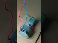 Simple mini DC motor generator #dcmotor #diy #dcfan #howtomake