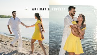 Most Beautiful BEACH Side PRE-WEDDING FILM / ABHINAV \u0026 NISHTHA / HARSH JASSAL FILMS