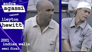 Agassi v Hewitt 2001 Indian Wells Semi Final