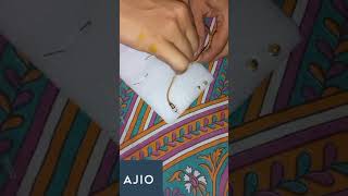 #ajio ||shining diva golden-toned studded kundan jwellery || chumki's vlog