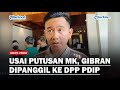 Usai Putusan MK Soal Batas Usia Capres-Cawapres, Gibran Rakabuming Dipanggil oleh DPP PDIP