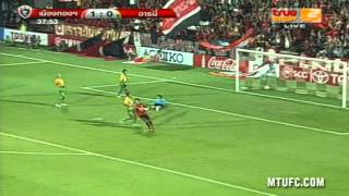 SCG MTU 2-1 Army UTD [Highlight ครึ่งแรก] 2-3-2013