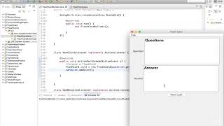 053 Java Swing Application Flash Card Part 3