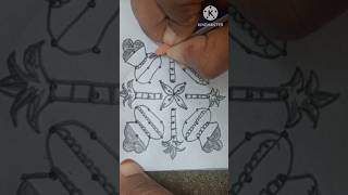 7*7 simple and easy rangoli🌺🌺#bhogikundalumuggulu #sankranthibhogikundalamuggulu #please_subscribe