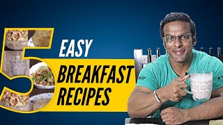 5 Healthy Veg Breakfast Options | High Protein | Yatinder Singh