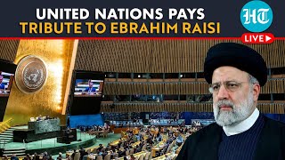 LIVE | UN General Assembly Pays Tribute To Late Iranian President Ebrahim Raisi; U.S. Boycotts Event