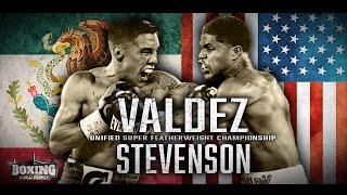 OSCAR VALDEZ vs. SHAKUR STEVENSON | Fight Preview & Highlights | BOXING WORLD WEEKLY