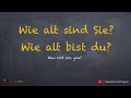 revised a1 lesson 7 jemanden kennenlernen getting to know someone learn german