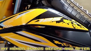 My honda xrm 125 motard before and after || Rider's secret files