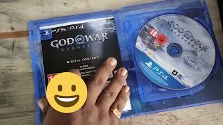 God of War Ragnarök 2022  GAME (DVD or CD) UNBOXING TAMIL and EXPLAIN INSTALL IN PS4 AND PS5