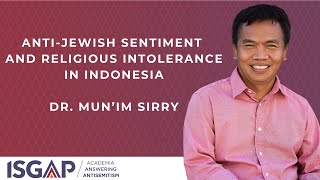 Dr. Mun’im Sirry, Anti-Jewish Sentiment and Religious Intolerance in Indonesia