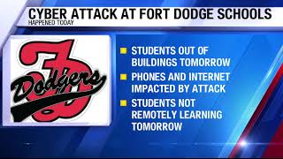 Fort Dodge Community School District cancels Thursday classes following cyber attack on internet and