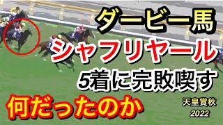 【天皇賞秋2022】シャフリヤール(2人気)が直線伸びあぐねて5着に完敗…敗因は何だったのか？