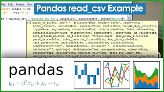 Pandas DataFrame Read CSV Example