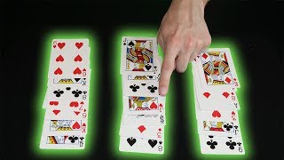 "Three Piles" Card Trick - Beginner Magic Tutorial