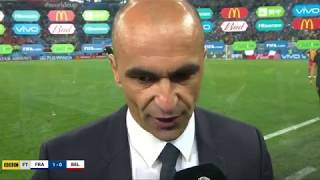 Roberto Martinez post match interview France Vs Belgium