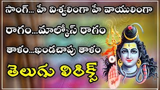 హే విశ్వలింగా హే వాయులింగా{lyrics} ||G V S TELUGU||