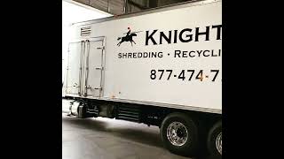 Shredded Paper Unloading