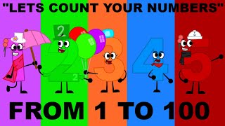 The 1-100 Numbers Song - \