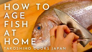 [ASMR] How to AGE Fish at Home | SUSHI | SASHIMI | Takoshiho Cooks Japan