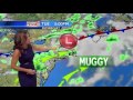 video pleasant day thunderstorms return tuesday