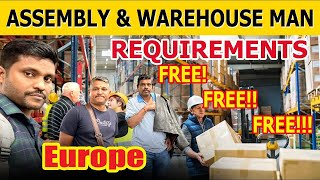 Europe free requirements ASSEMBLY \u0026  WAREHOUSEMAN (hungary) #drivertn51,  +918122440151