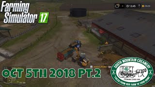 South Mountain Creamery Live Replay - Oct 5th 2018 Part 2 - Farming Simulator 17