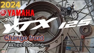 2024 YTX 125, unang palit Ng front wheel bearing...