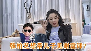 张柏芝想带儿子见谢霆锋？注意Lucas对谢霆锋的称呼，太令人称赞