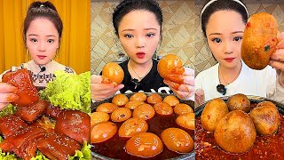 Real Mukbang :) spicy Pork Bellly Soothing Sounds While Enjoying Delicious 먹방 모음이 팅쇼 리얼 사운드 #943