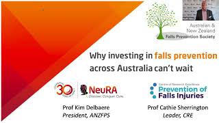 Launch of ANZFPS’s report, ‘Why investing in falls prevention across Australia can’t wait’