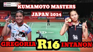 BADMINTON: 14/11/2024, GREGORIA VS INTANON R16 KUMAMOTO MASTERS JAPAN 2024