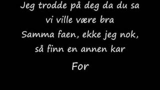 Endless - Hvor Er Du Nå ( Lyrics )